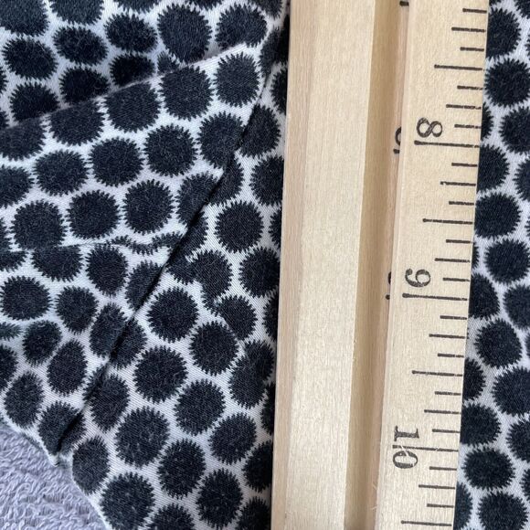 LAUNDRY Shelli Segal Bermuda Shorts Women's Size 8 Black / White Circles Stretch - Picture 14 of 16